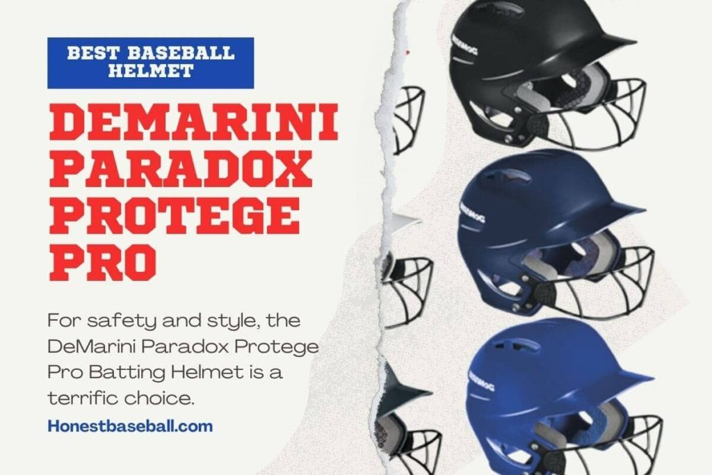 For safety and style, the DeMarini Paradox Protege Pro Batting Helmet is a terrific choice - Best Baseball Accessories