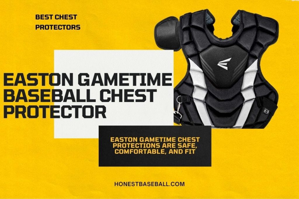 Easton GAMETIME chest protections are safe, comfortable, and fit - Best Baseball Accessories