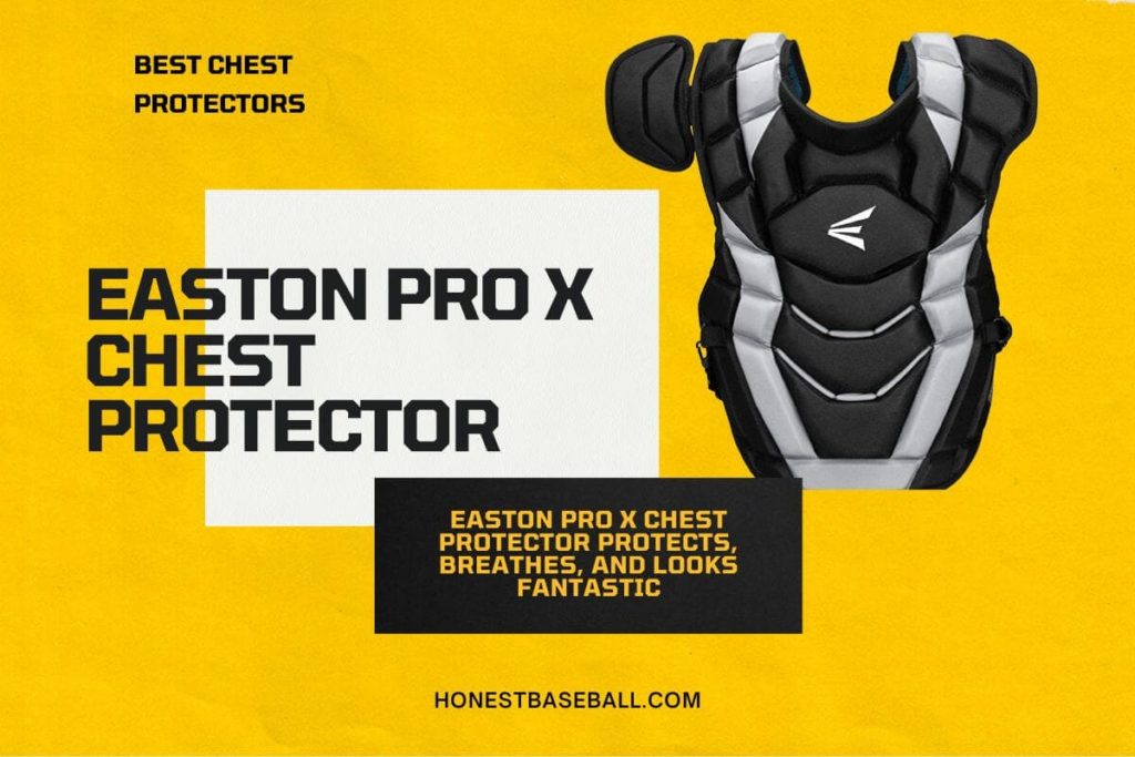 Easton Pro X Chest Protector protects, breathes, and looks fantastic - Best Baseball Accessories