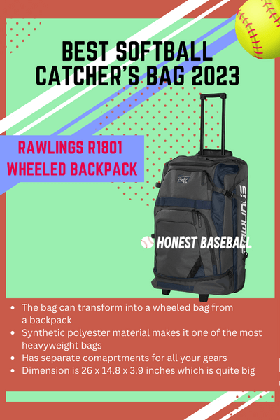 Rawlings R1801 is A Wheeled Backpack