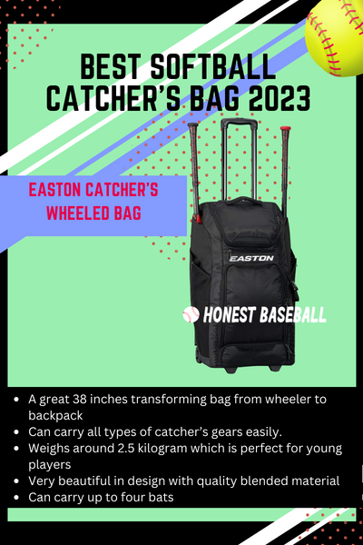  Easton Catcher’s Wheeled Bags are Large and Tidy