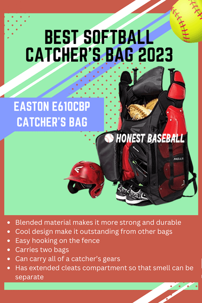 Easton E610CBP is the Best Backpack Type Softball Catcher’s Bag