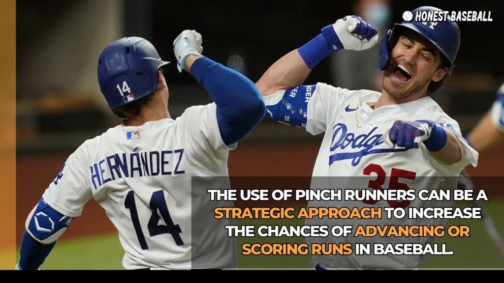 The use of pinch runners can be a strategic approach to increase the chances of advancing or scoring runs in baseball.