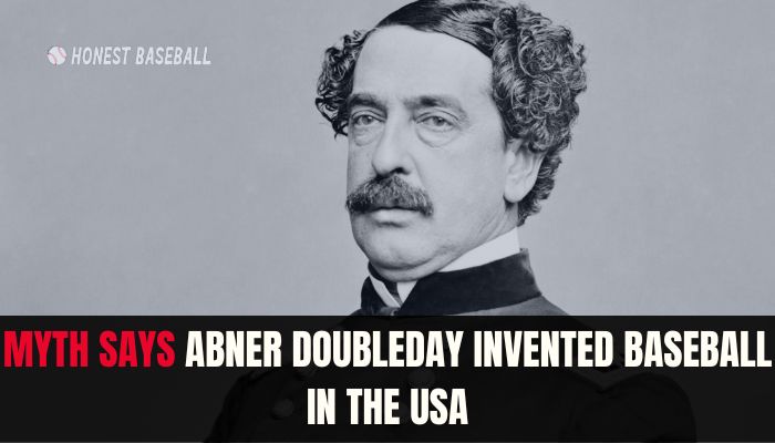 Myth says Abner Doubleday invented baseball in the USA
