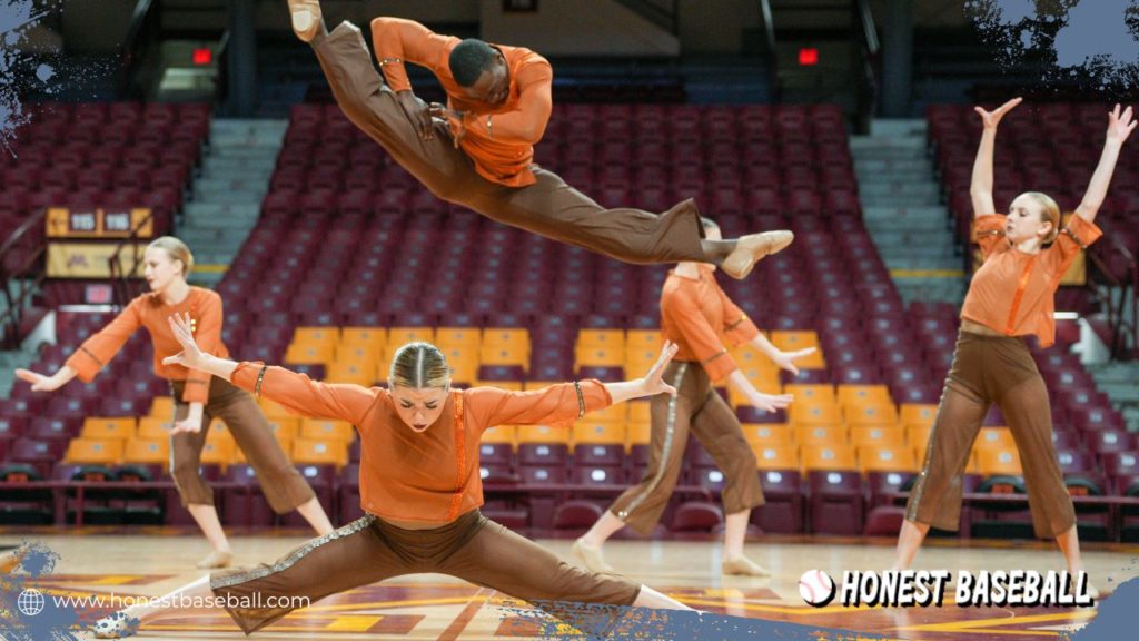 A captivating dance performance blending artistic expression and athletic prowess. It’s a true example that dance is both a sport and an art