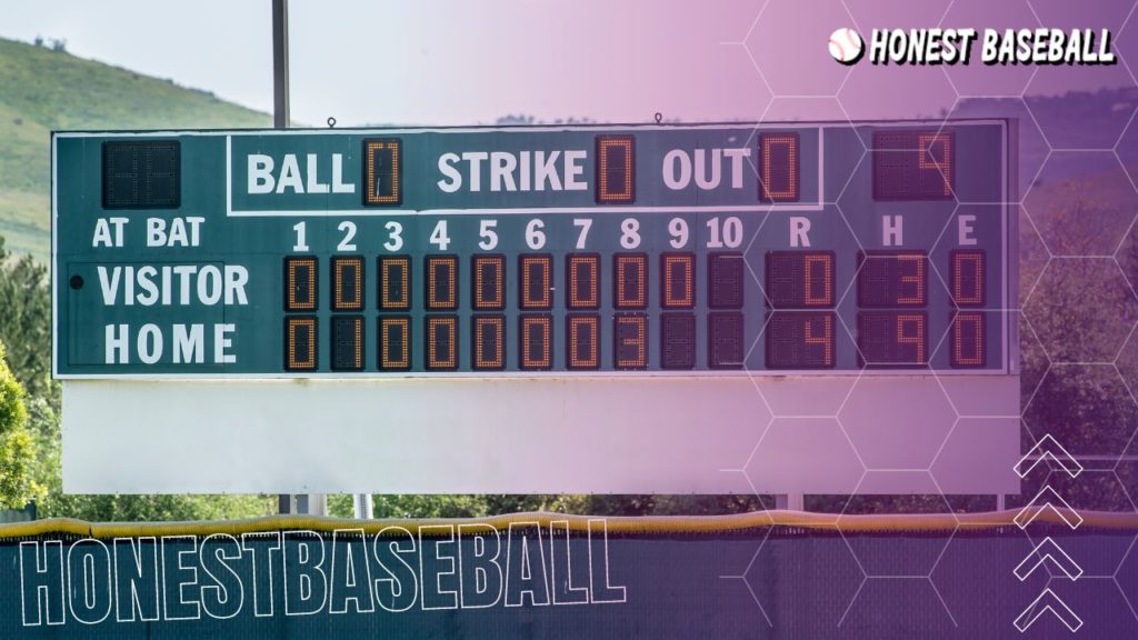 Scoreboard designs and layouts are different based on the stadium and events. So, reading a baseball scoreboard experience may always not be the same