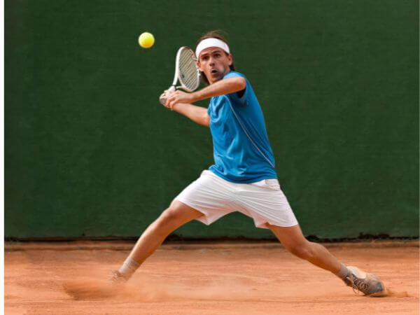 Nadal Playing Tennis