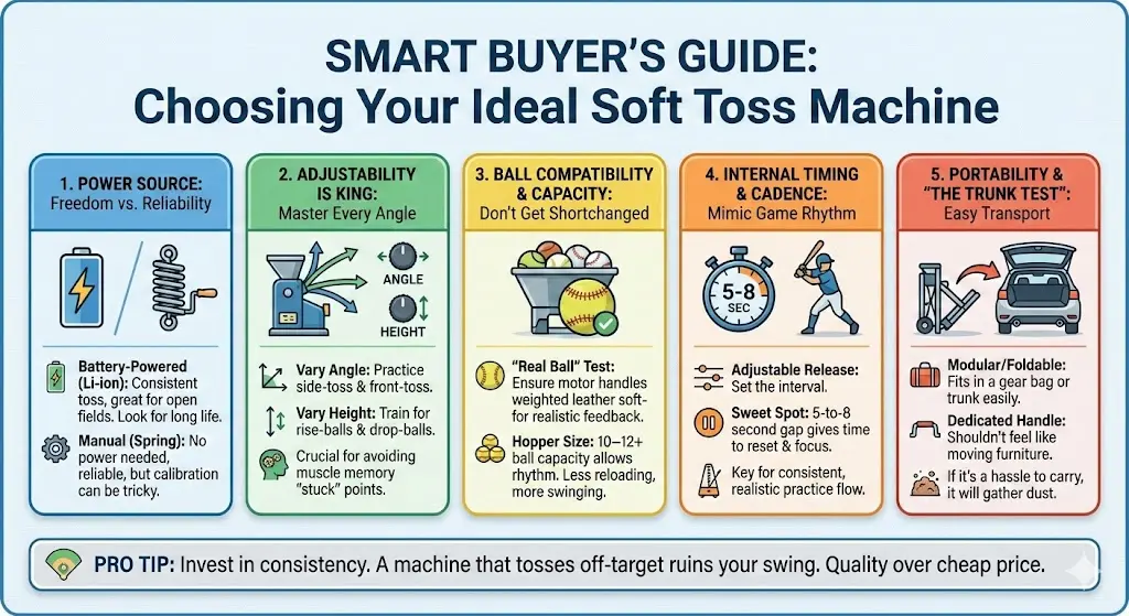 Factors that I need to Consider at the time of Choosing Soft Toss Machines