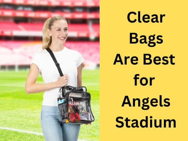 Clear bags are best for angels stadium