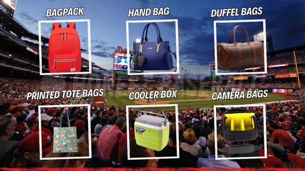 Citizens Bank Park bag policy doesn’t permit backpacks, handbags, duffels, camera_binocular bags, cooler boxes