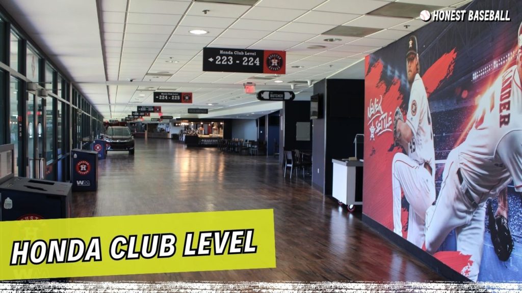 Don’t miss your stay in Honda Club Level at the Minute Maid Park