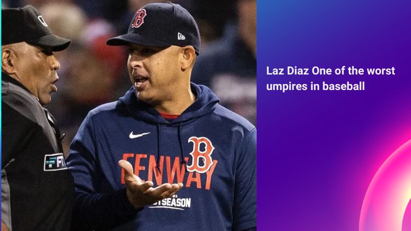 Laz Diaz number 5 listed worst umpire in major league