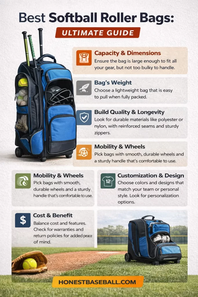 softball roller bags