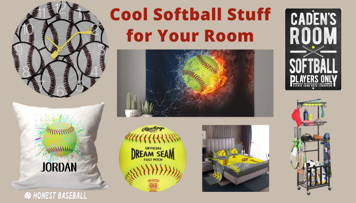 Softball stuff for your room