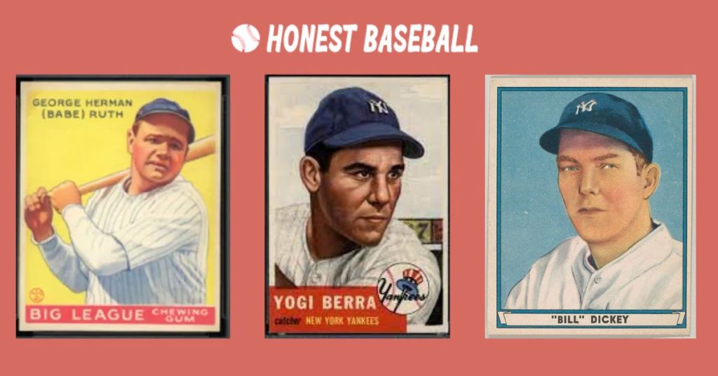 Baseball Cards for Famour NY Yankee Players