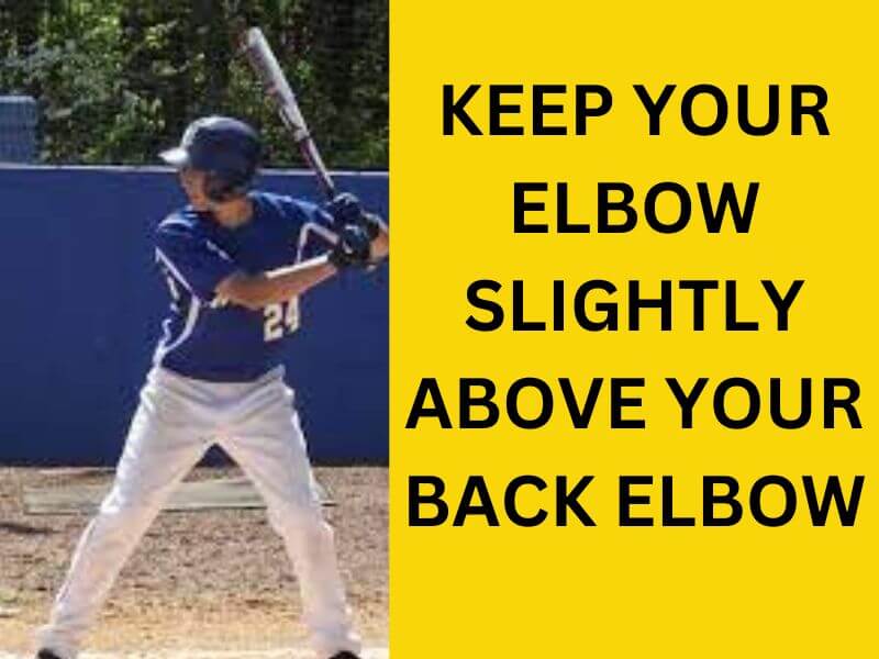 Elbow postion on how to hit a baseball