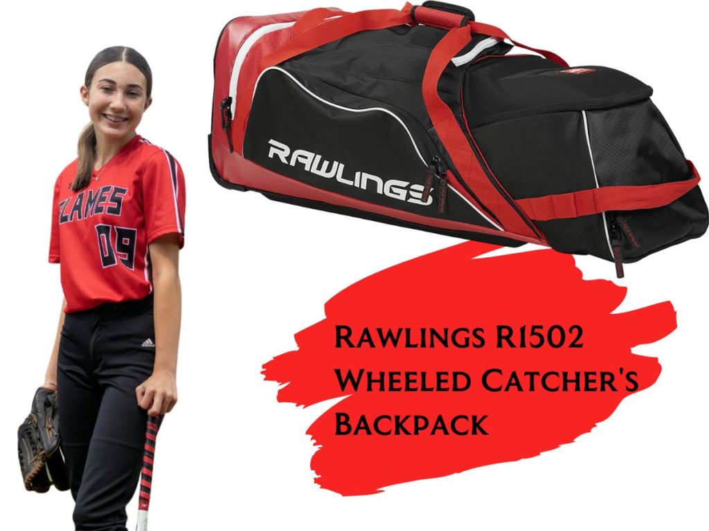 Rawlings R1502 Wheeled Catcher’s Backpack