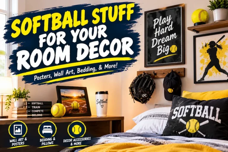 softball stuff for home decor