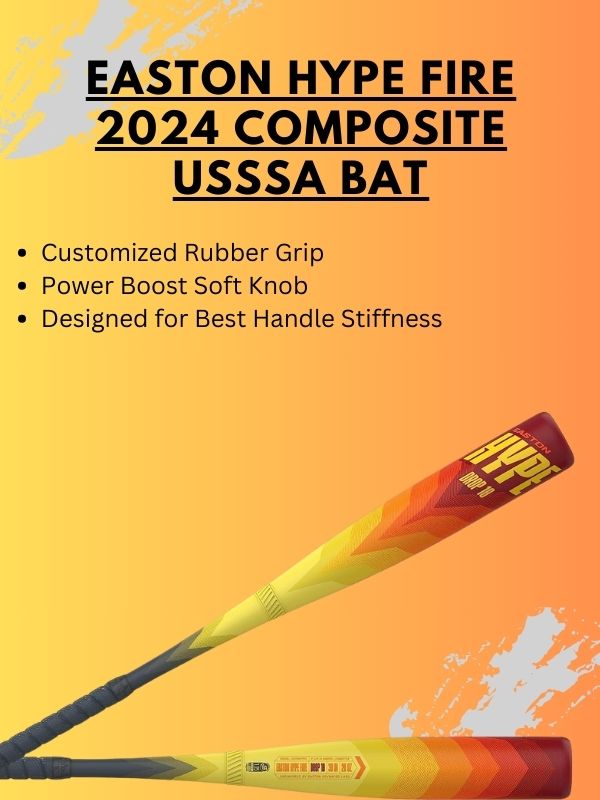 Easton Hype Fire is a Premium Composite Bat