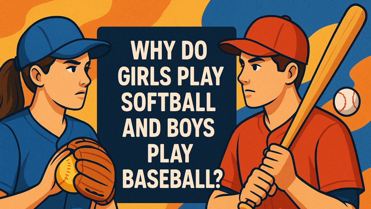 Why Do girls play softball and boys play baseball
