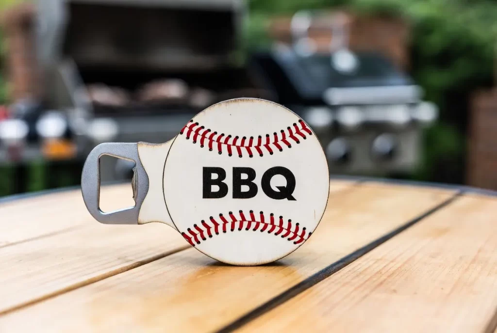 Baseball BBQ Bottle Opener
