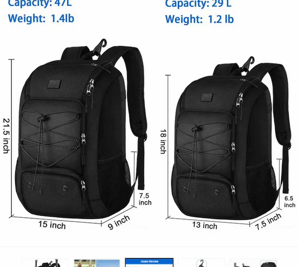 matein softball backpack bags