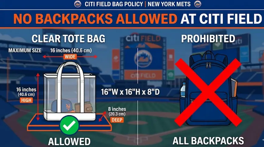 Bagas that are allowed and Bags that are not allowed