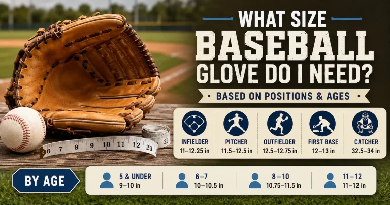 what size baseball glove do you need